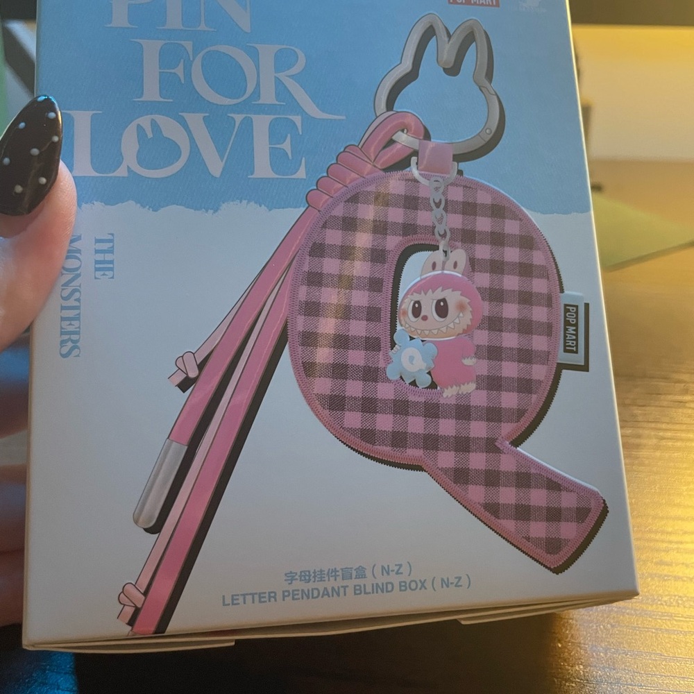 Pin For Love Letter Pendant *Confirmed Letter U*